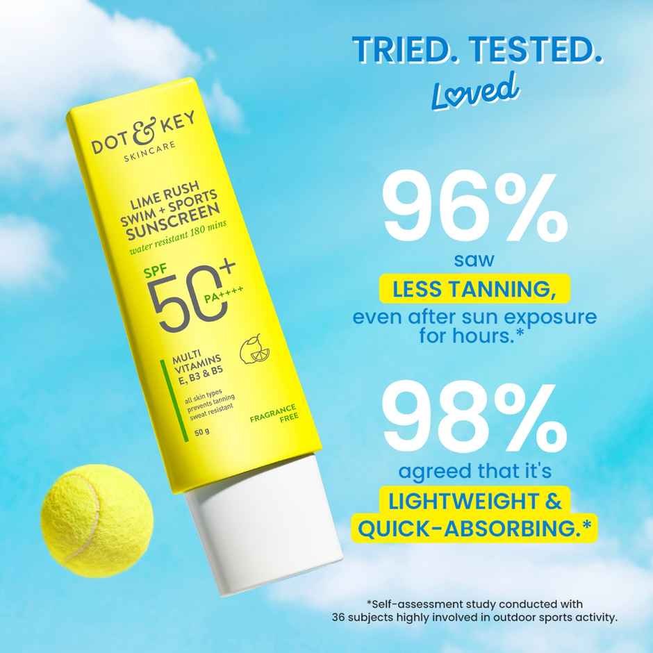Dot & Key Lime Rush Swim + Sports Sunscreen SPF 50+ PA++++