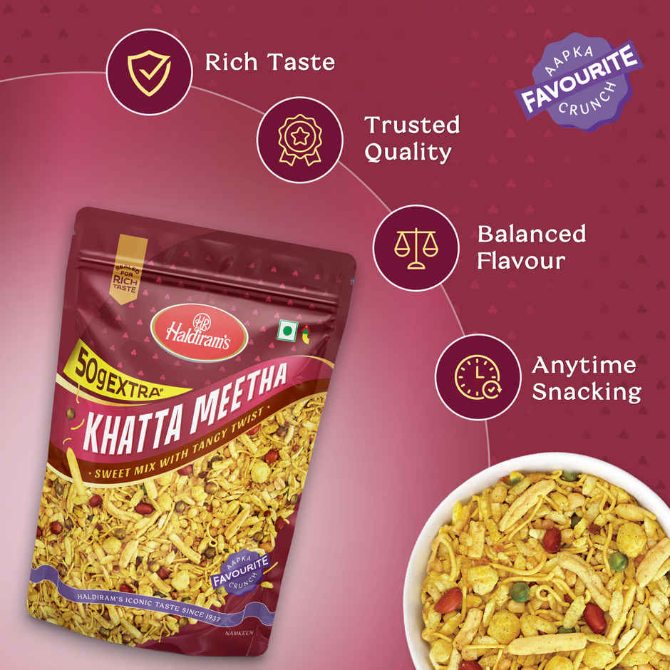 Haldiram's Khatta Meetha | Savory Snack
