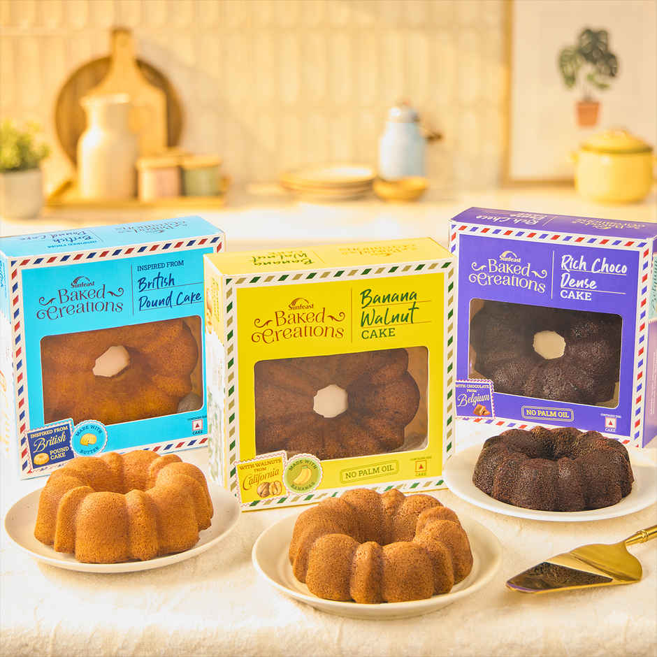 Rich Choco Dense Bundt Cake by Sunfeast Baked Creation