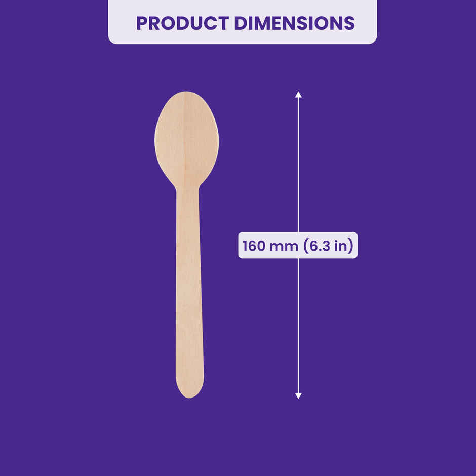 BAY6 Wooden Spoon - Pack of 25