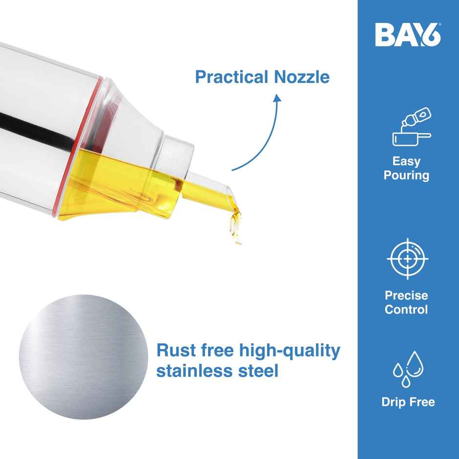 BAY6 Steel Oil Dispenser - 900 ml