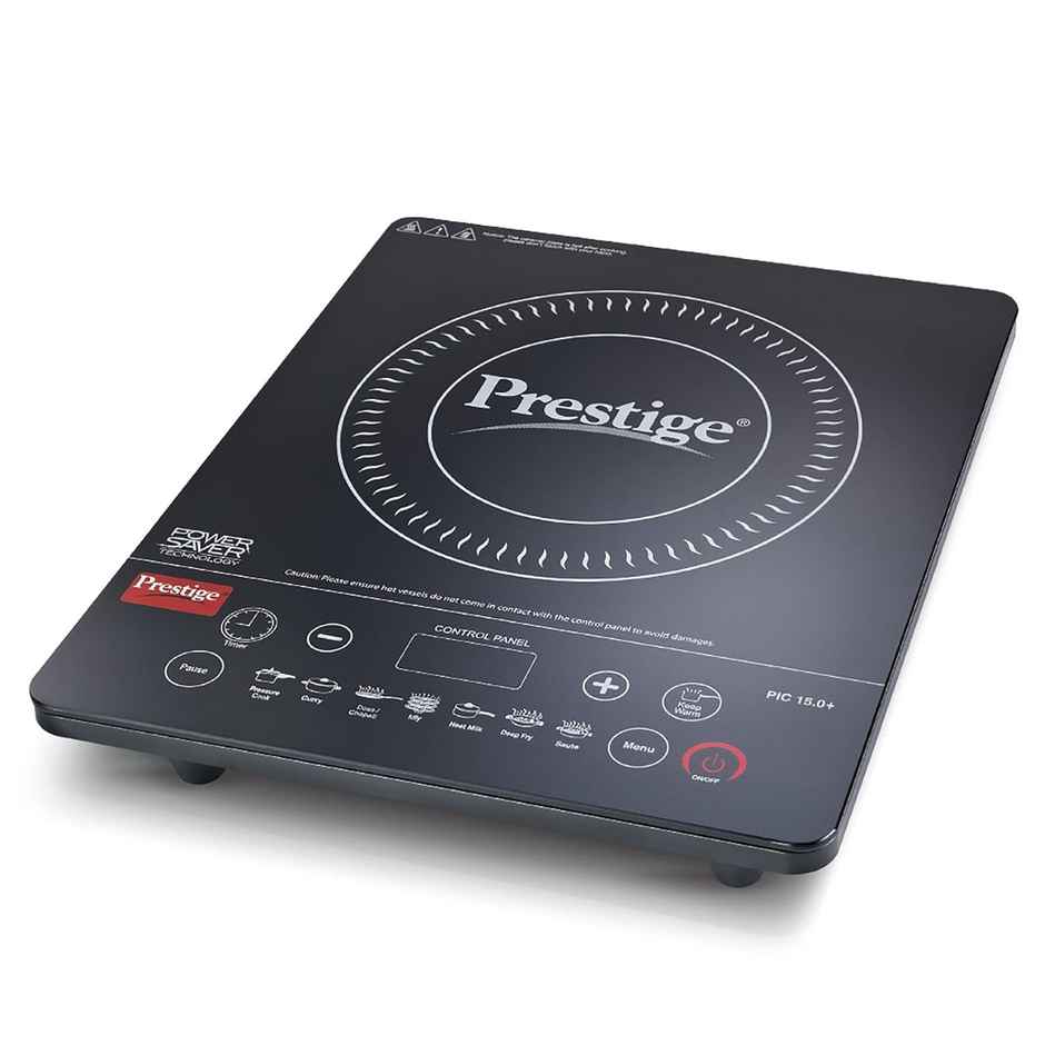 Prestige Pic 15.0 Plus 1900-Watt Induction Cooktop| Indian Menu Option| Automatic Voltage Regulator