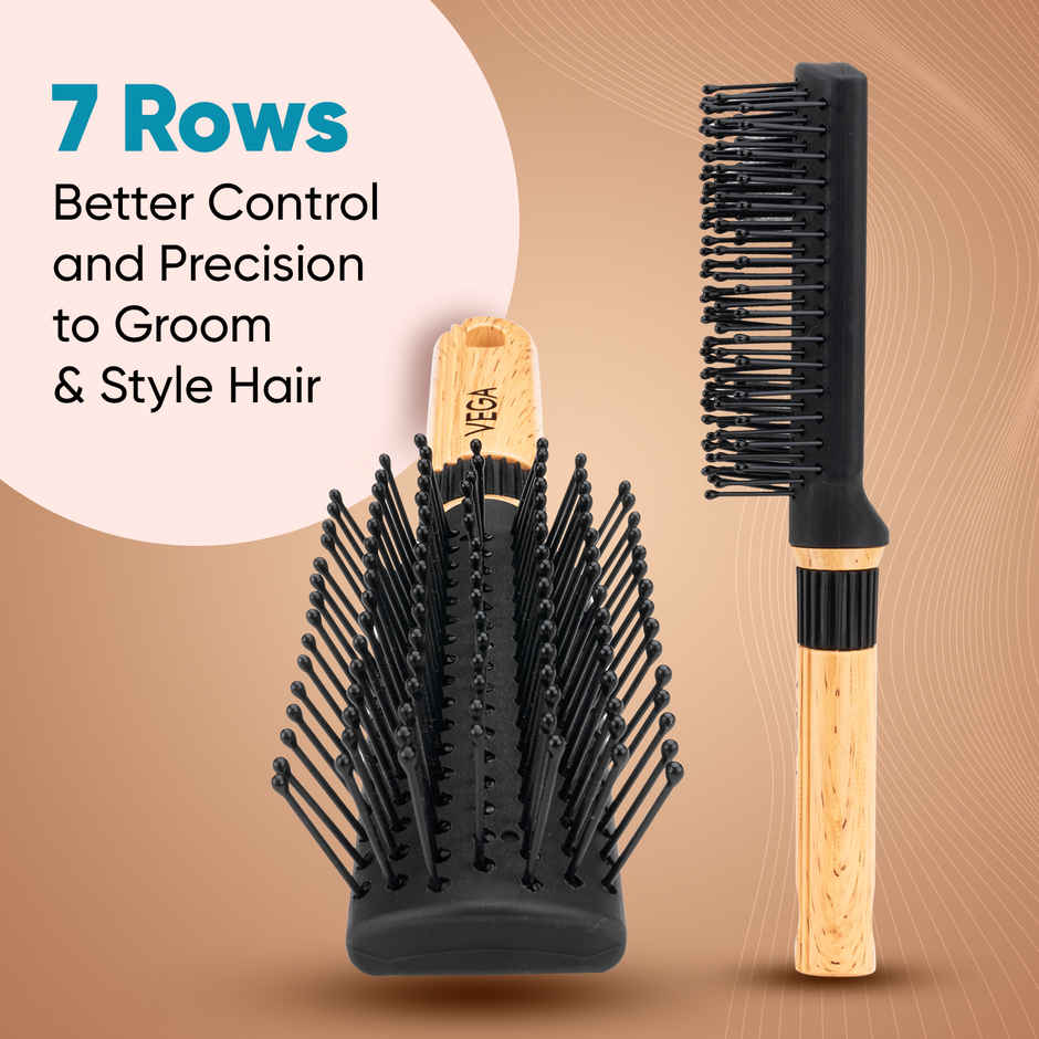 VEGA Mini Flat Hair Brush For Men And Women