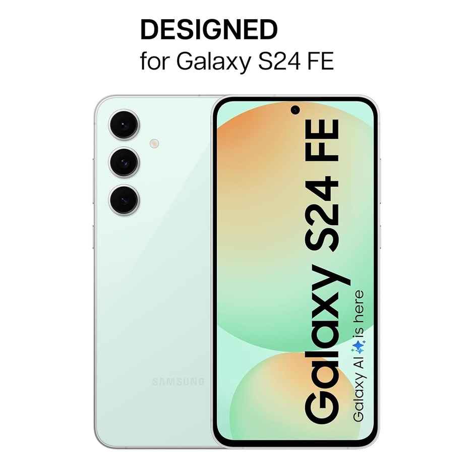 Kapaver Samsung Galaxy S24 Fe Tempered Glass Screen Protector | Glass Hd 1 Pack|1 Easydo Applicator