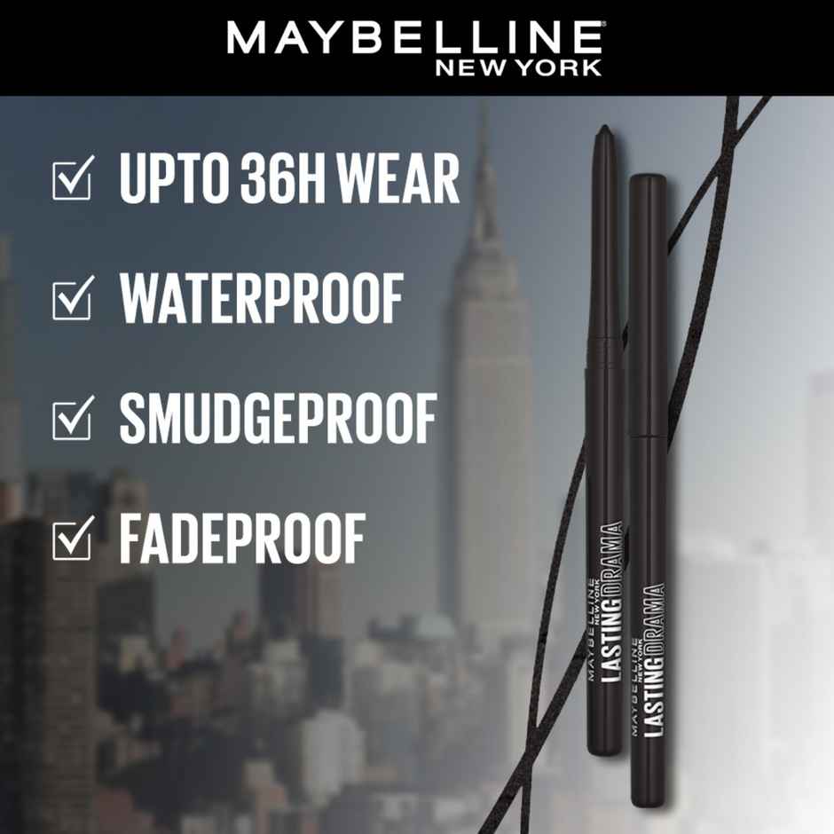 Maybelline New York Colossal Lasting drama Kajal | 10 Midnight Black