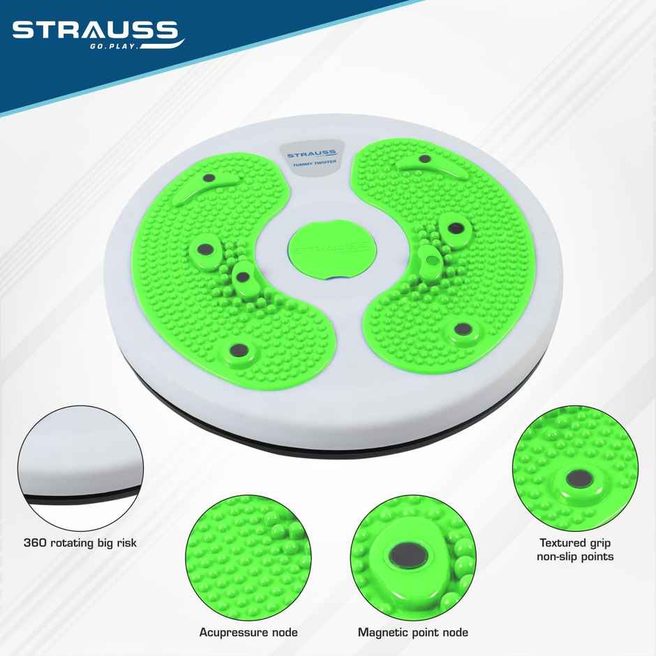 Strauss Tummy Twister | White & Green