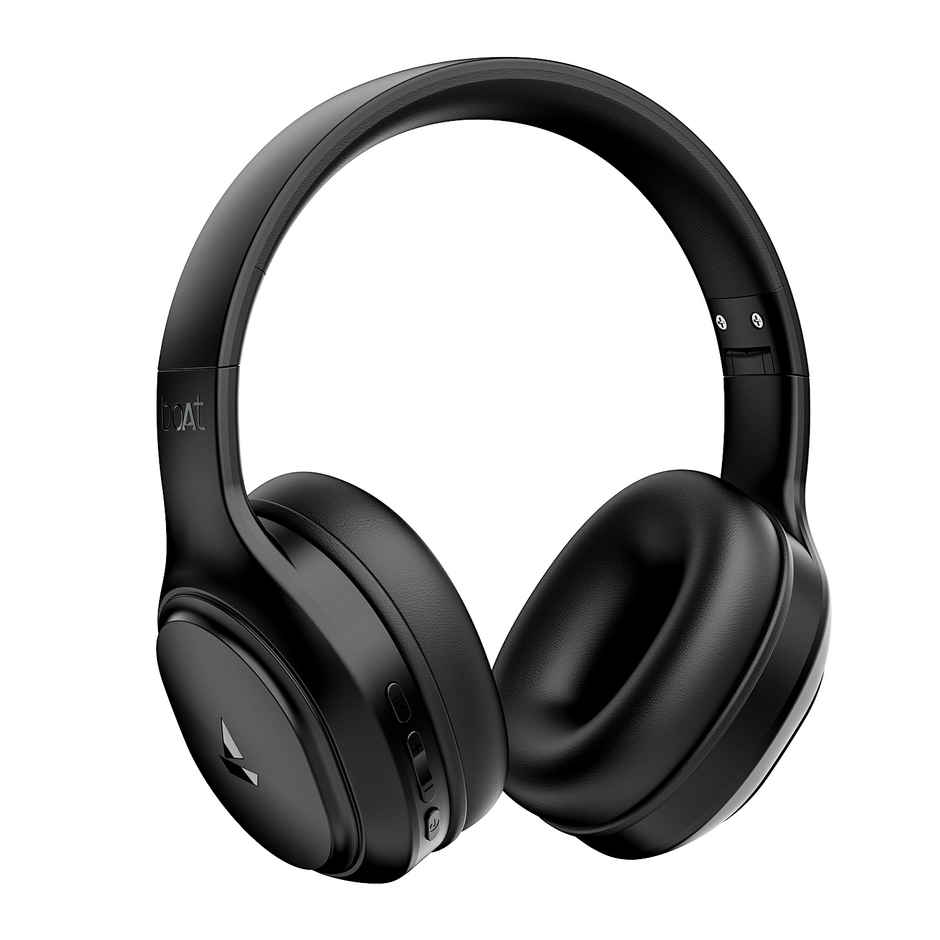 boAt Rockerz 430 BT Headphones w/ 40mm Drivers, 40H Playtime, Voice Assistant & BTv5.4 (Black Sabre)