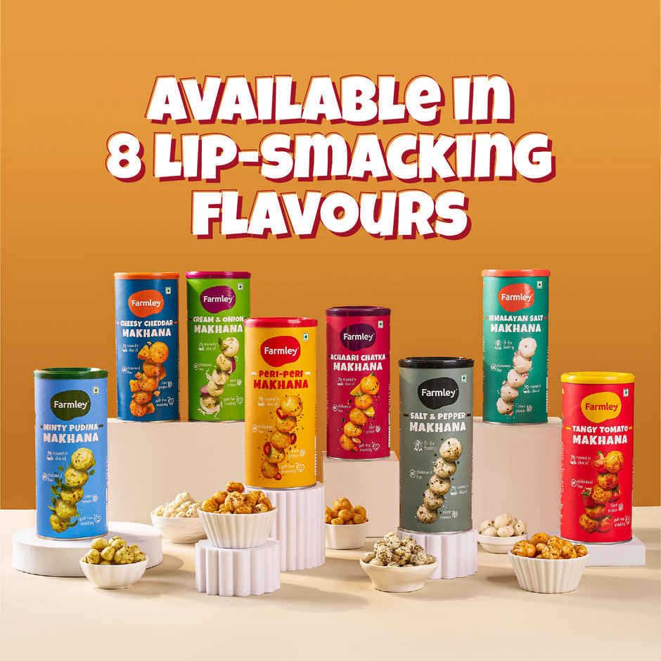 Farmley Peri Peri  Makhana Roasted In Olive Oil Healthy Snacks