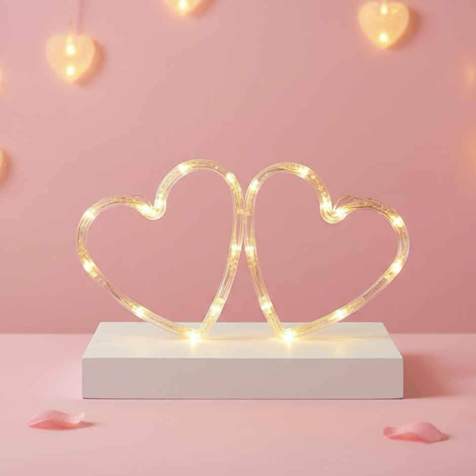 Heart Curtain String Light | Bright Storey