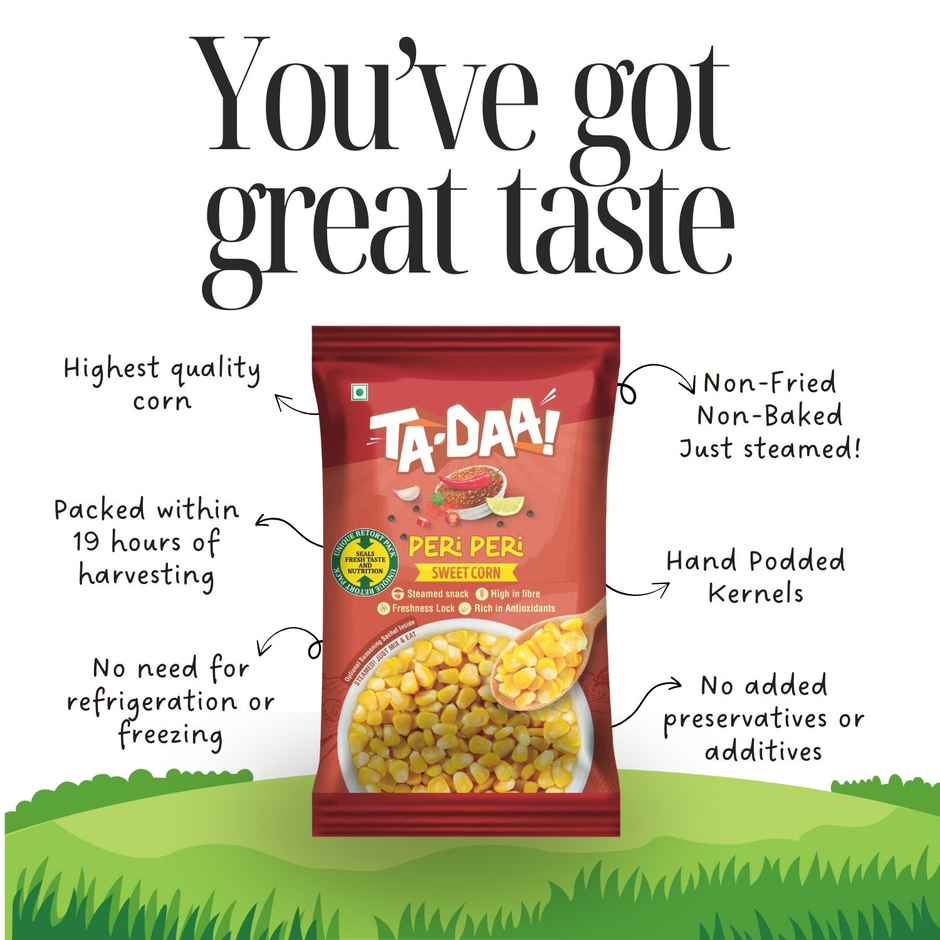 Tadaa Sweet Corn Kernels Peri Peri