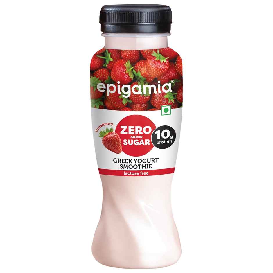 Epigamia Greek Yogurt Strawberry Smoothie Combo