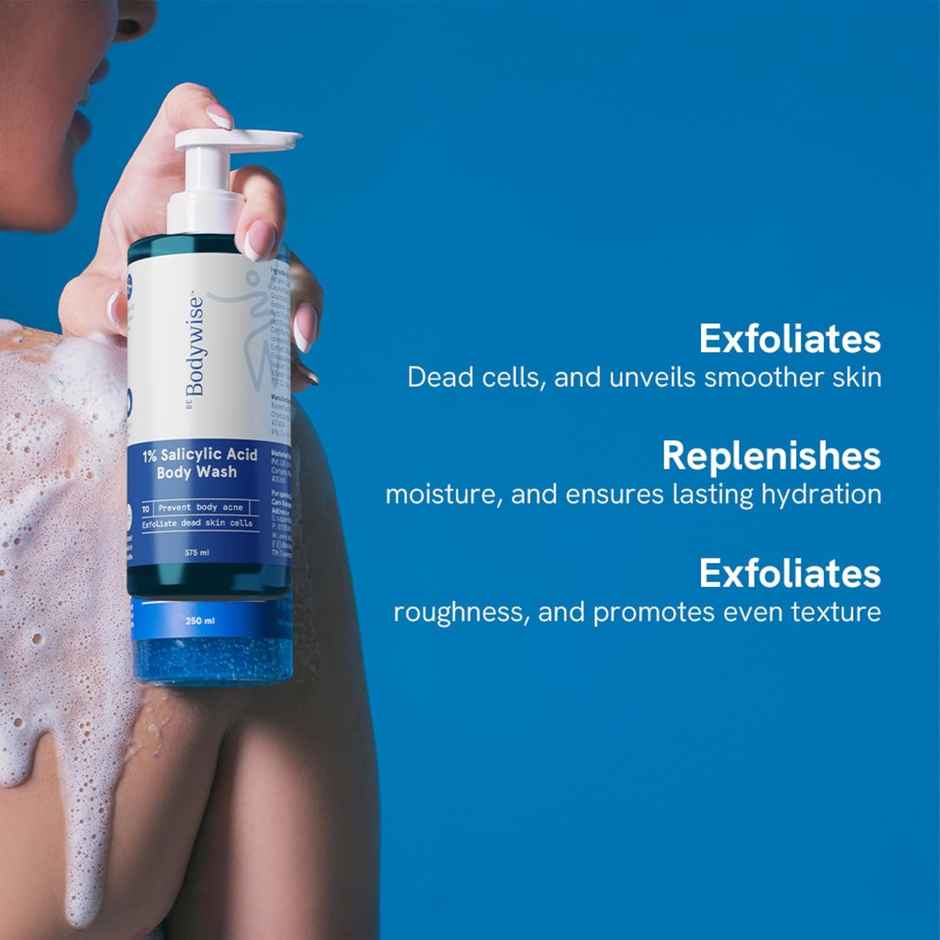 Be Bodywise 1% Salicylic Acid Body Wash & Loofah