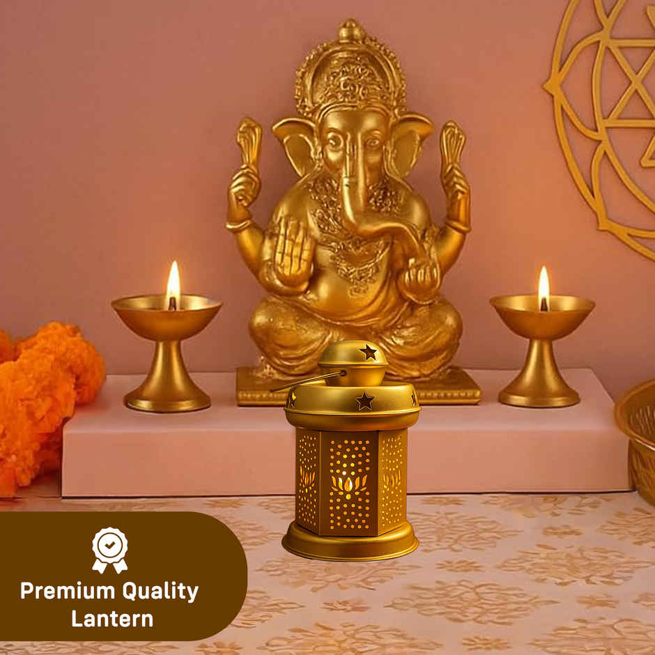 Decorative Lantern Tea Light Holder For Diwali - Navratri - Christmas Celebration | Party Propz