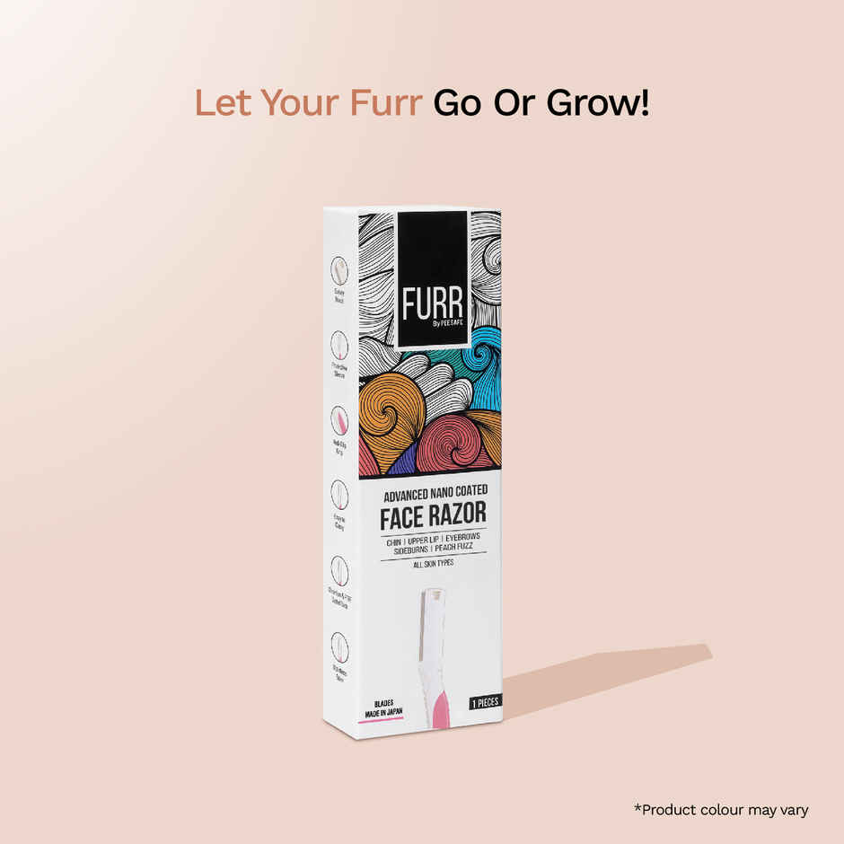 FURR By Pee Safe Face Razor | Gentle & Effective for All Skin Types