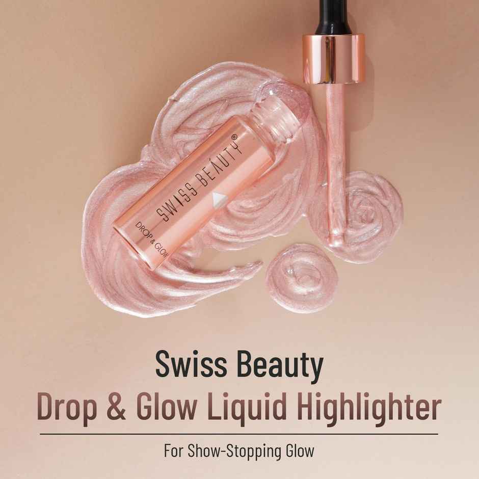 Swiss Beauty Drop and Glow Liquid Highlighter - 01 Light Pink
