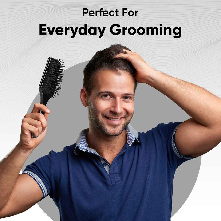 VEGA Premium Collection Mini Paddle Hair Brush for Men & Women, Black, (8586 M)