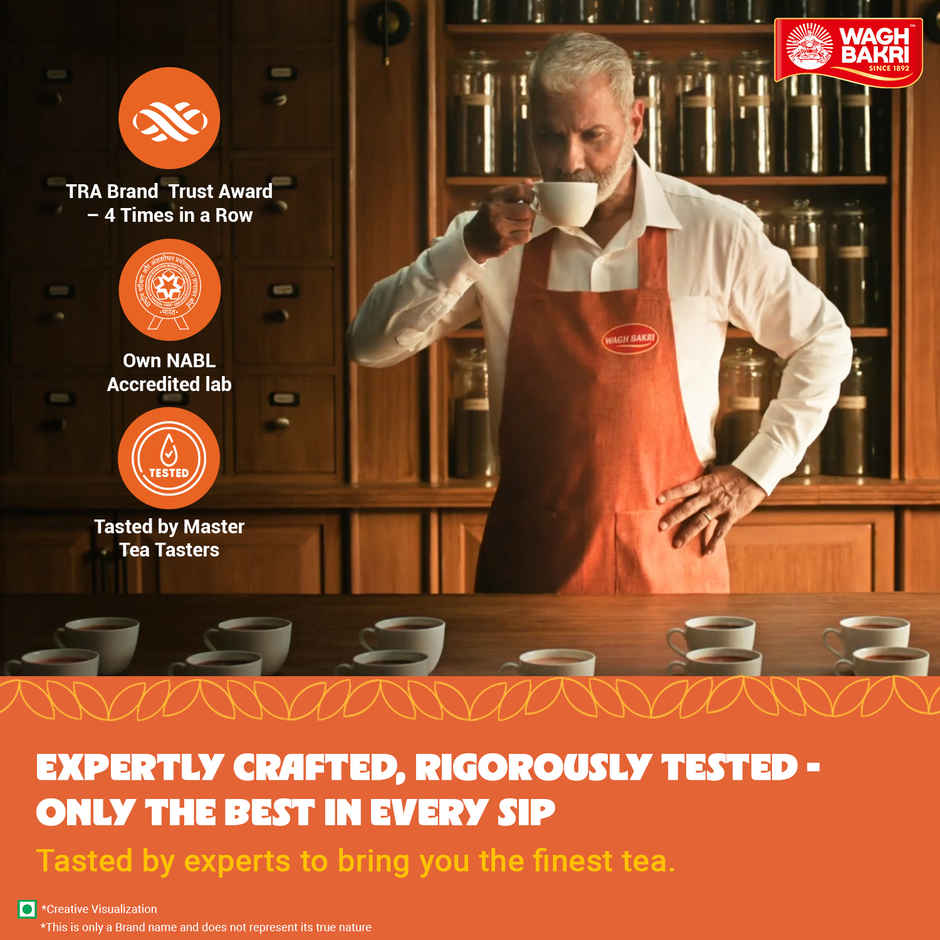 Wagh Bakri Premium Assam Leaf Tea Bold, Aromatic Kadak Chai