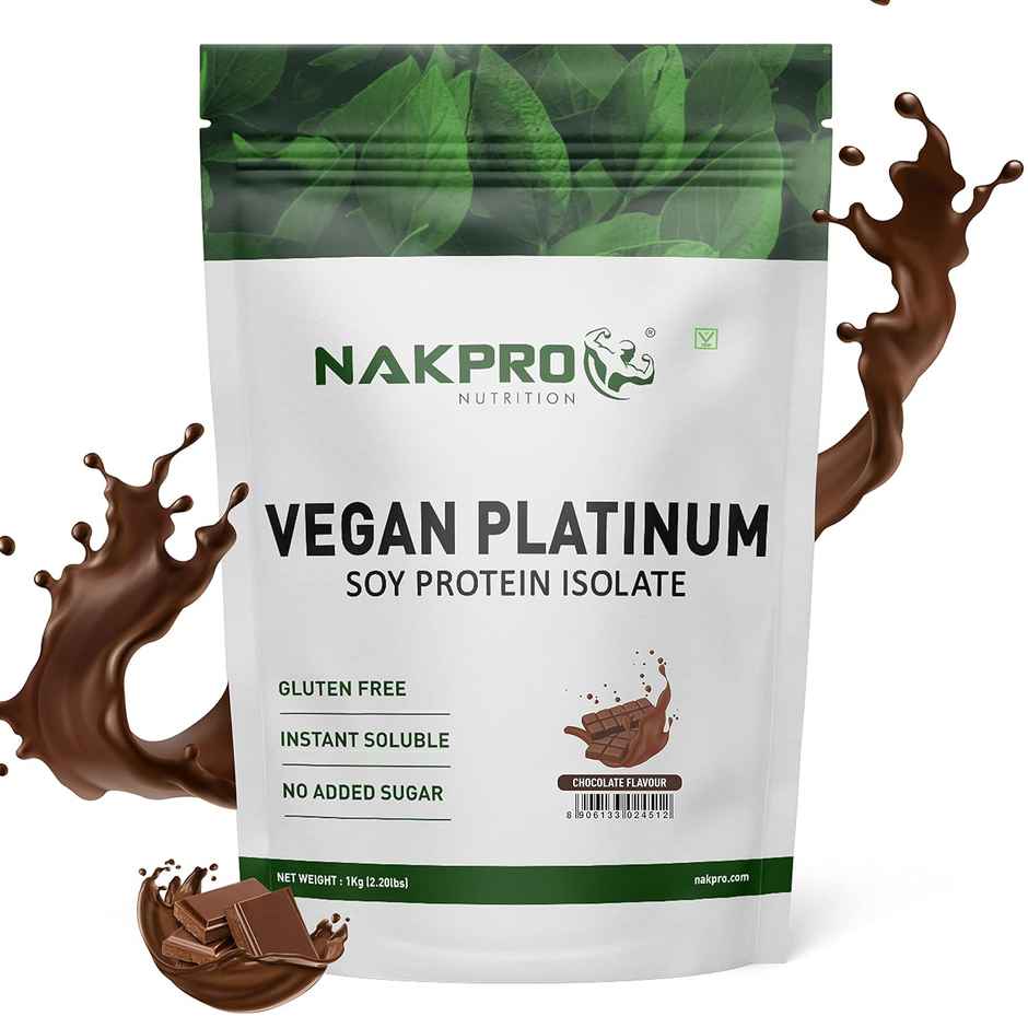 Nakpro Complete Soy Protein Isolate Chocolate - 25.3G Protein 4.6G Bcaa