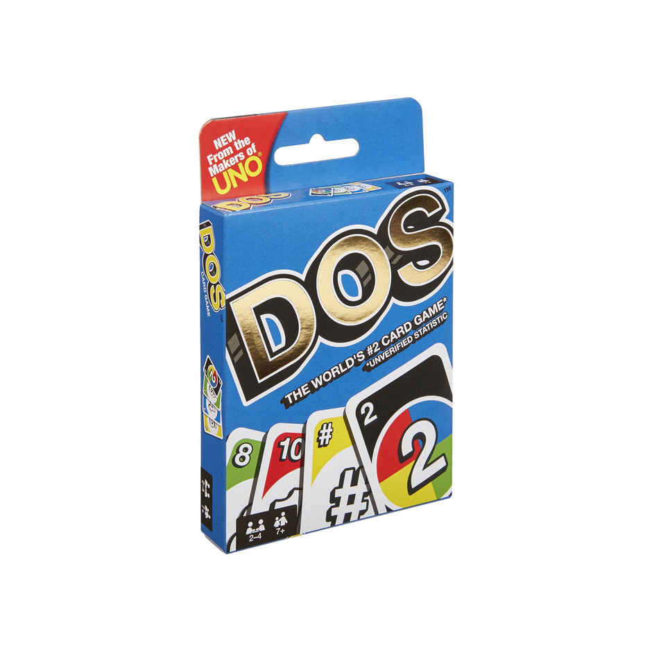 Mattel Games Dos Family Card Game With 108 Cards In A Sturdy Storage Tin Gift For 7 Year Olds And Up