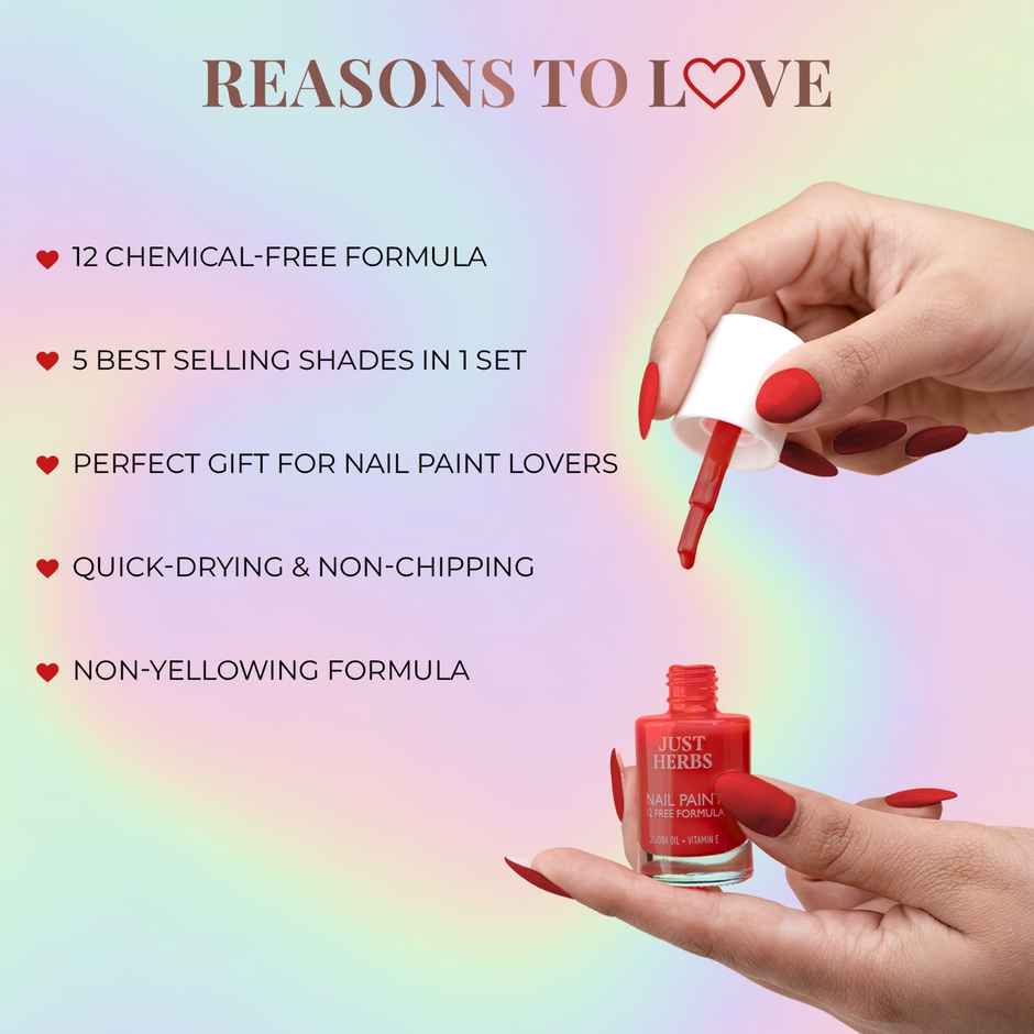 Just Herbs Trendsetter Nail Paint Kit