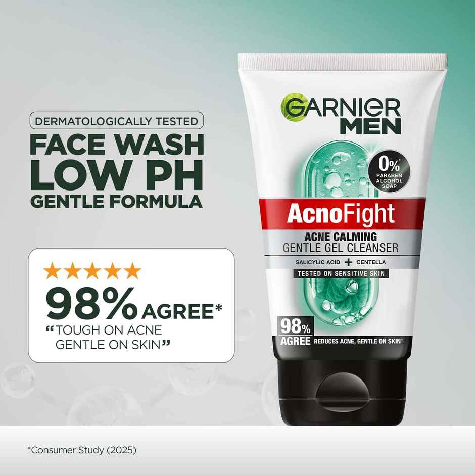 Garnier Men Acno Fight Gentle Gel Cleanser Facewash