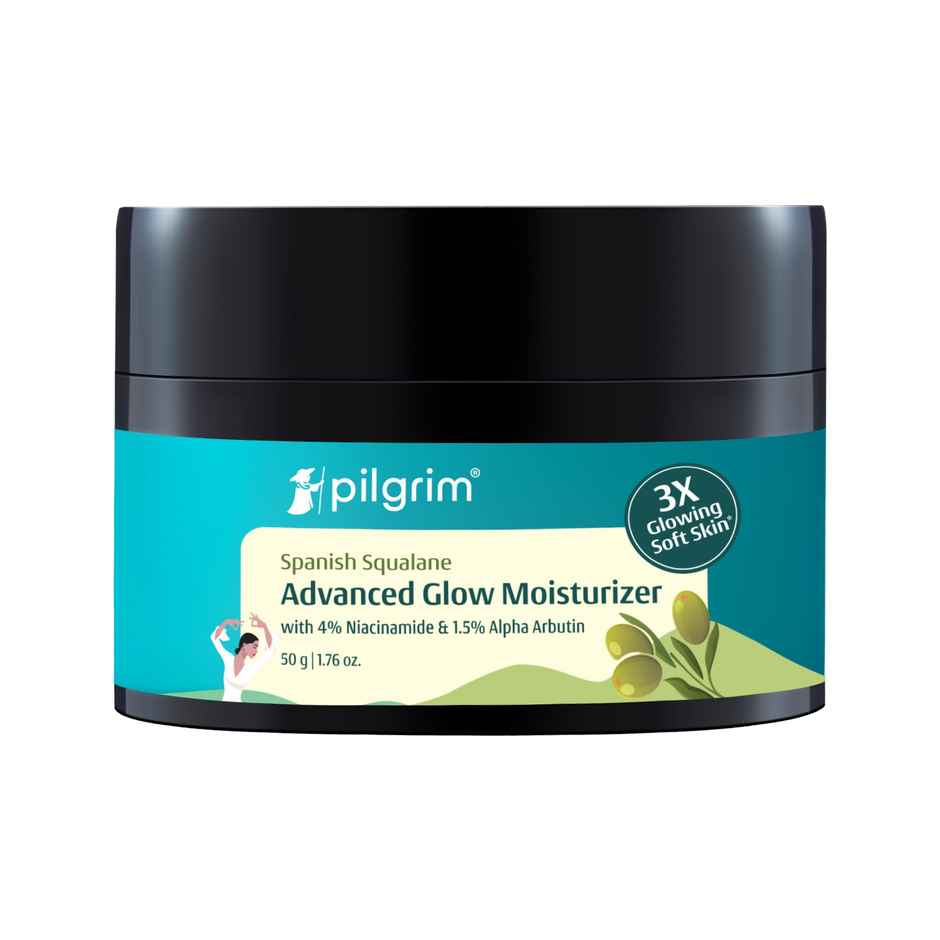 Pilgrim Squalane Glow Moisturizer For Face With Niacinamide & Vitamin C For Glowing Skin