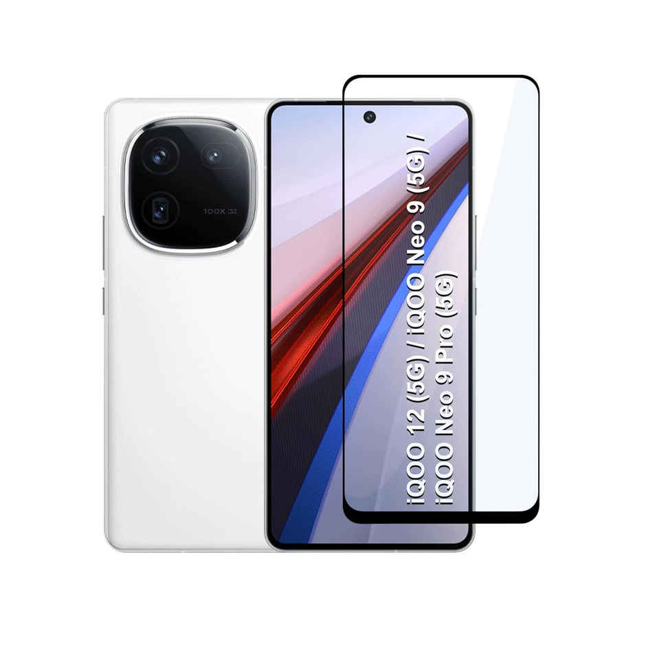 Artistque Tempered Glass for iQOO 12 5G | iQOO Neo 9 5G | iQOO Neo 9 Pro 5G Screen Protector Guard