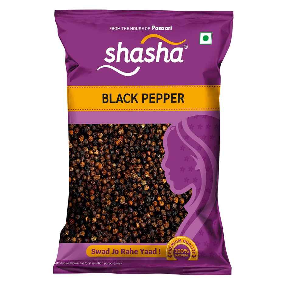 Shasha Whole Peppercorns/Kali Mirch - From The House Of Pansari