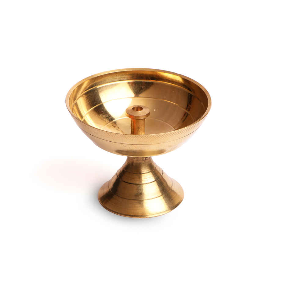Pyali Brass Diya Small | Gold | Traditional | Diya-Pooja | Jai Kashi