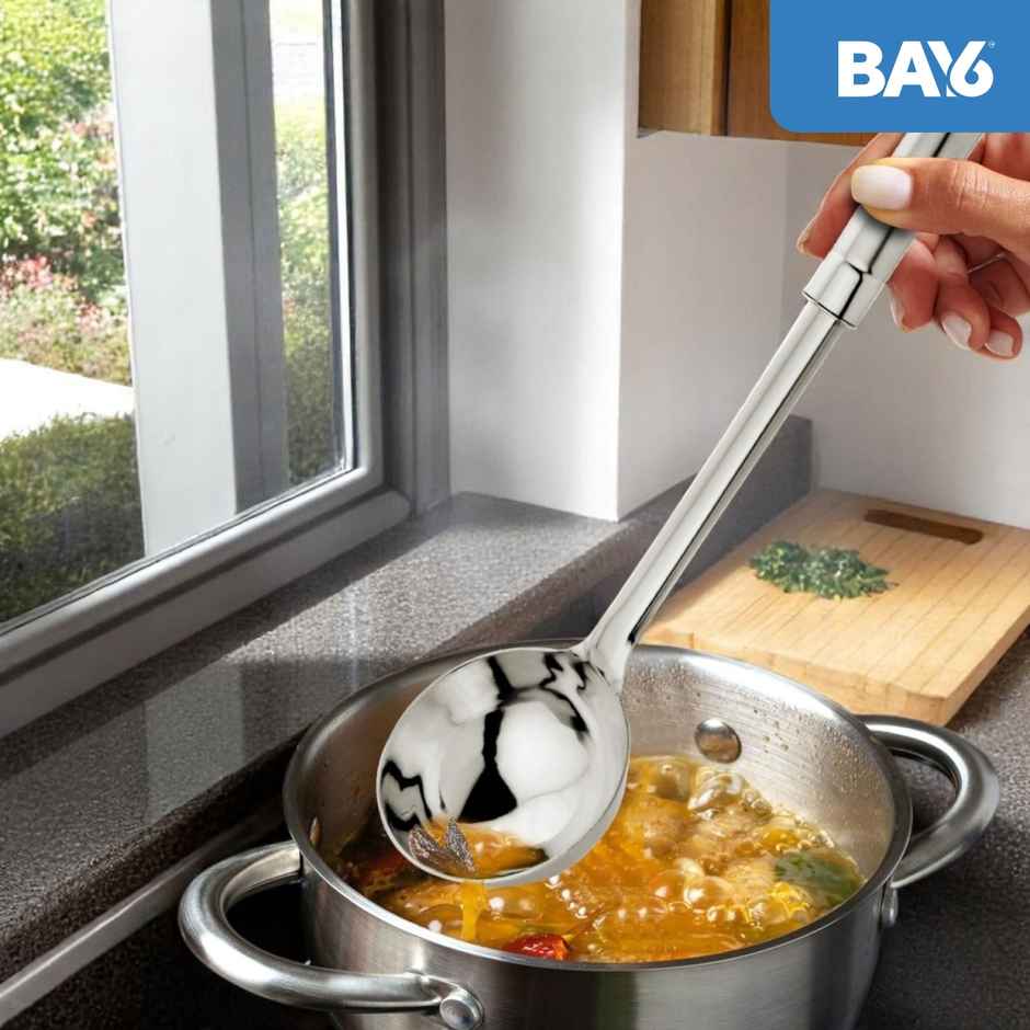 BAY6 Steel Cooking and Serving Ladle