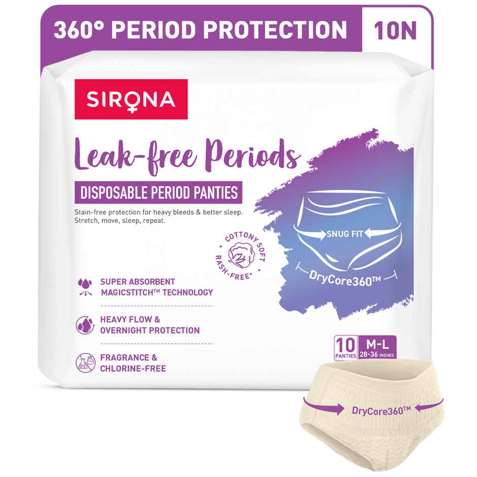 Sirona Disposable Period Panties | M- L