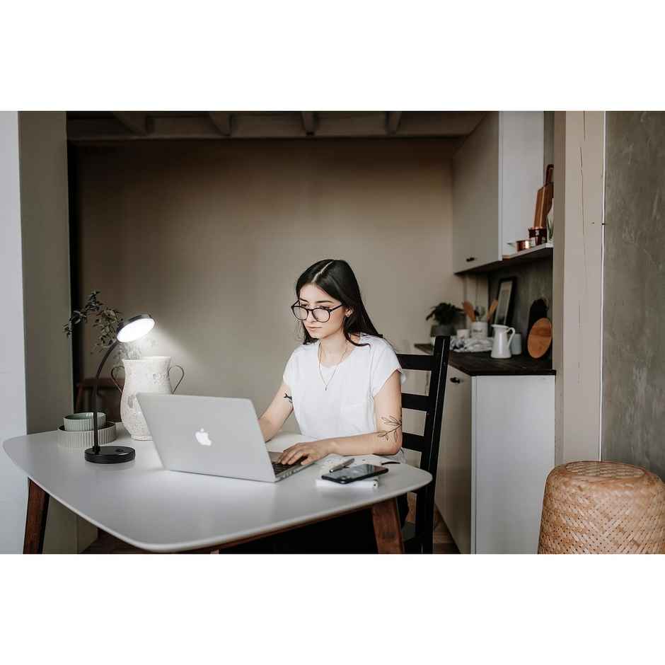 PHILIPS Opus 5W LED Table Lamp | Rechargeable LED Desk/Table Lamp for Study and Office Use,Cool White,Pack of 1