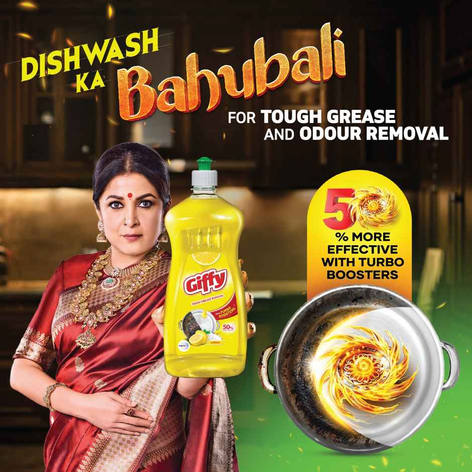 Giffy Active Salt and Lemon Liquid Dish Wash Gel