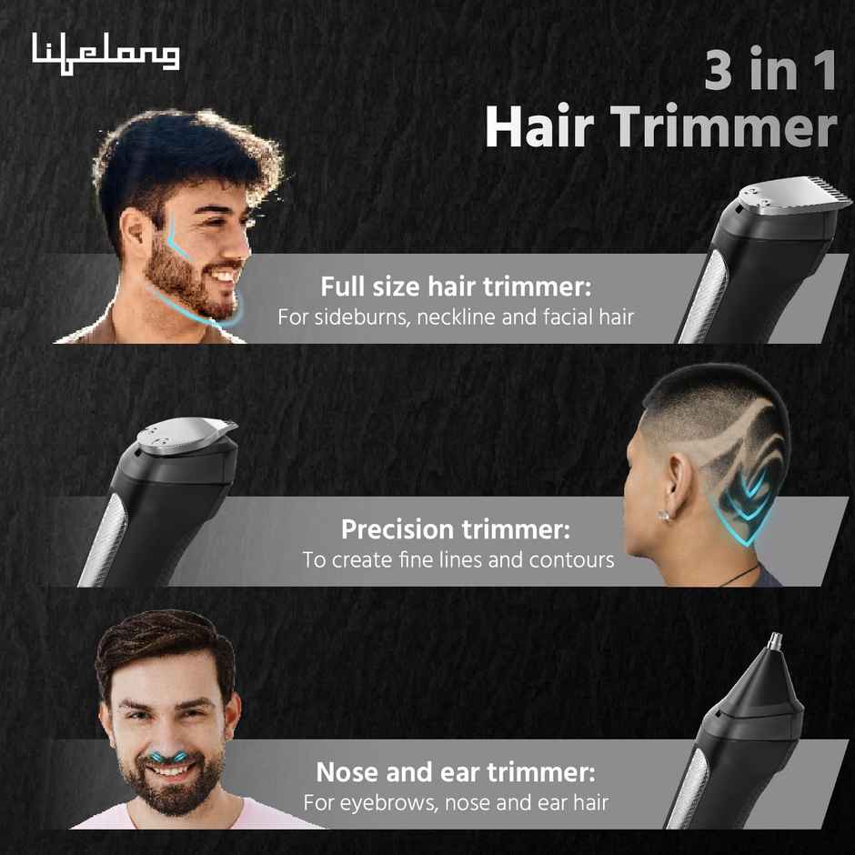 Lifelong Body Hair Trimmer for Men | Beard Trimmer | Grooming Kit | Body Groomer