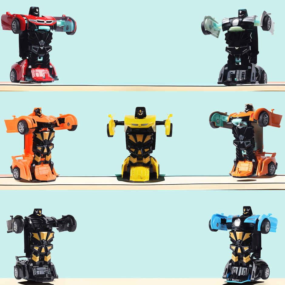 Race N Roll Deforming Friction Car Lam Orange