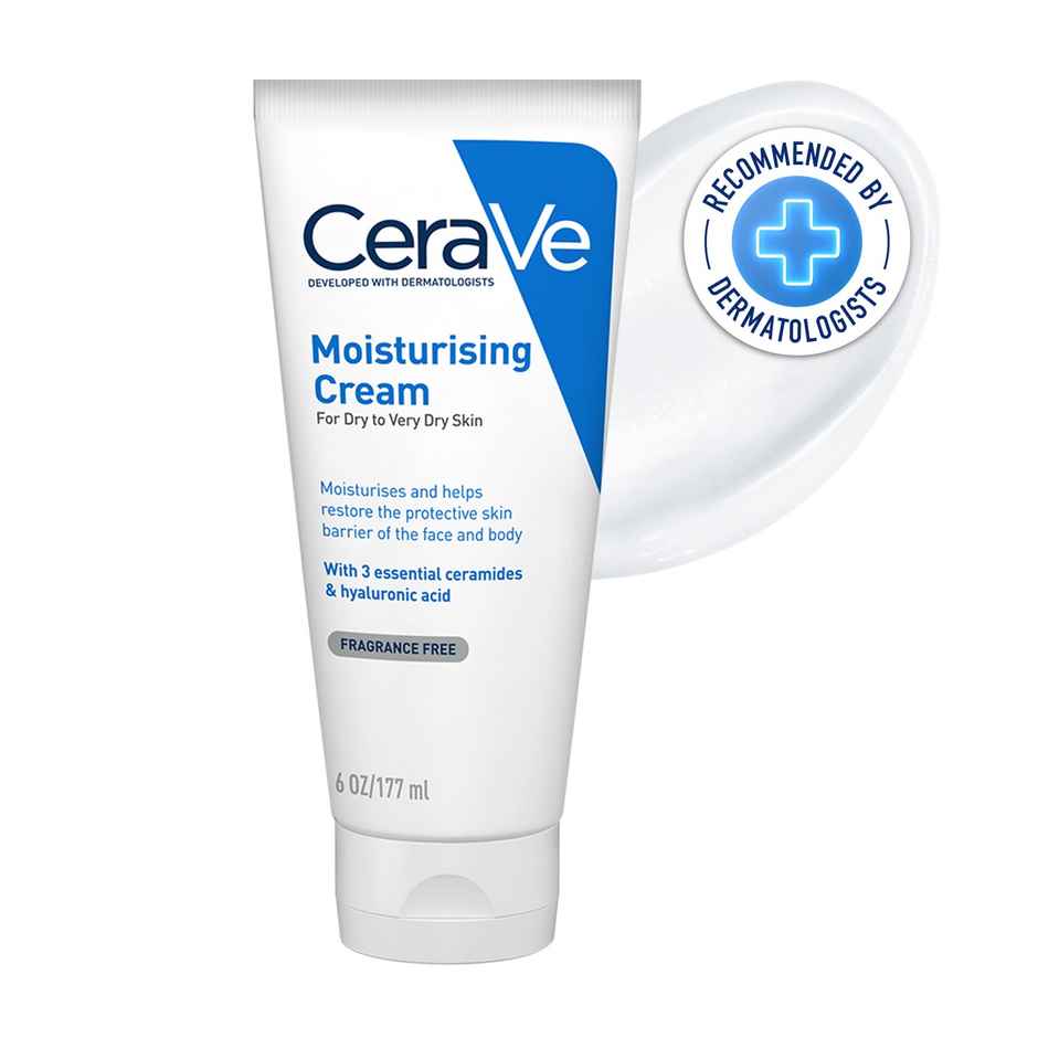 CeraVe Moisturizing Barrier Repair Cream with Ceramides & Hyaluronic Acid