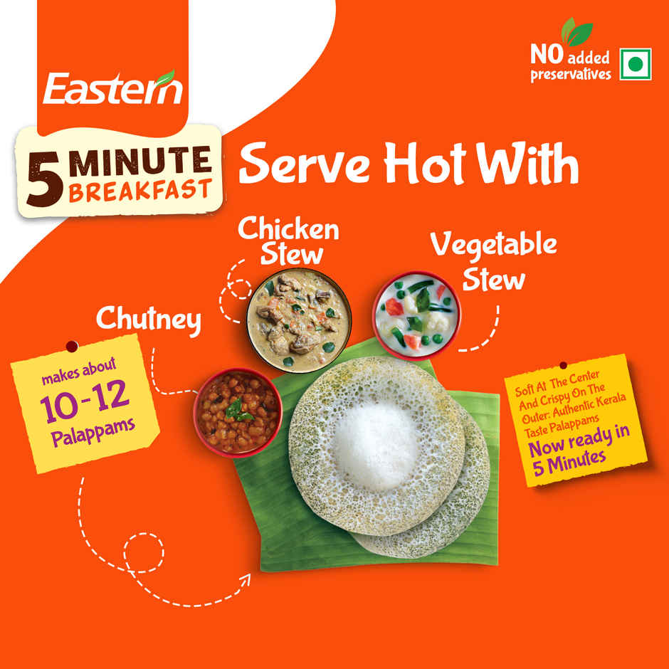 Eastern 5 Min Instant Breakfast Palappam Ready Mix