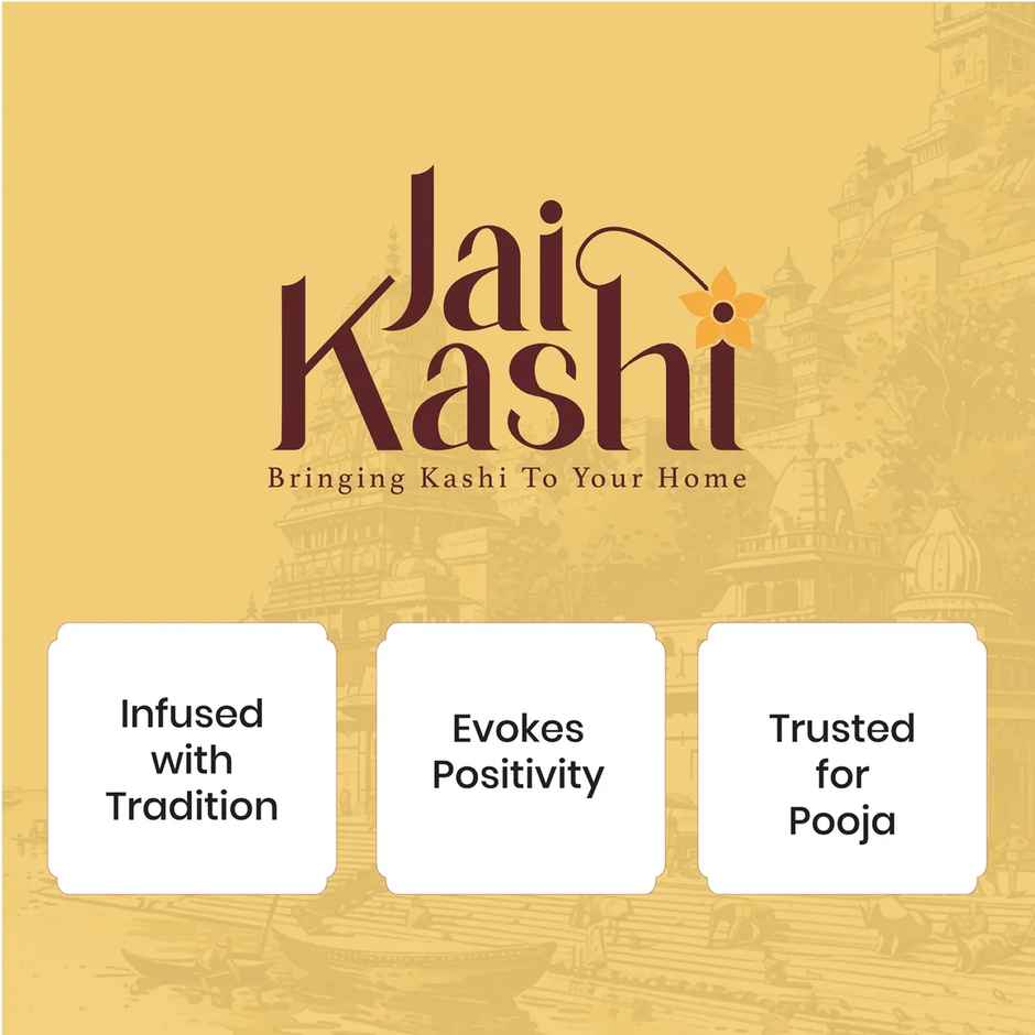 Jai Kashi Pooja Aasan - Multicolor | 24 x 24 inch