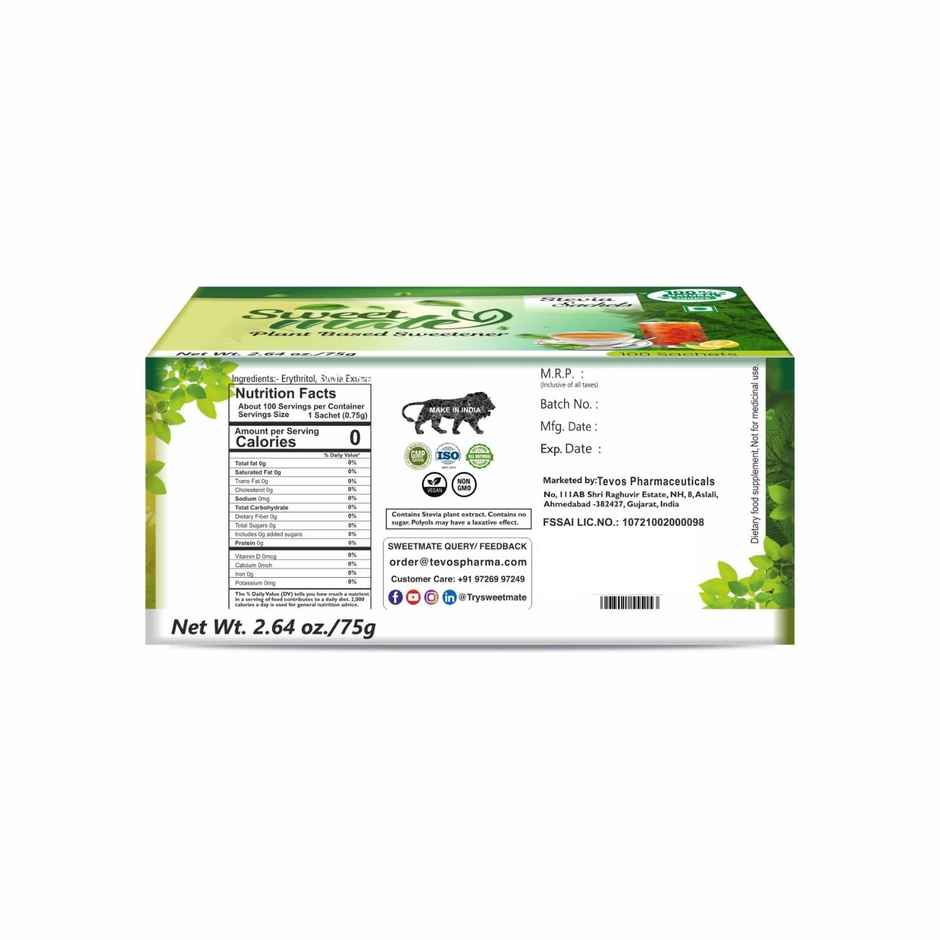 Sweetmate 100 Sachet Pack