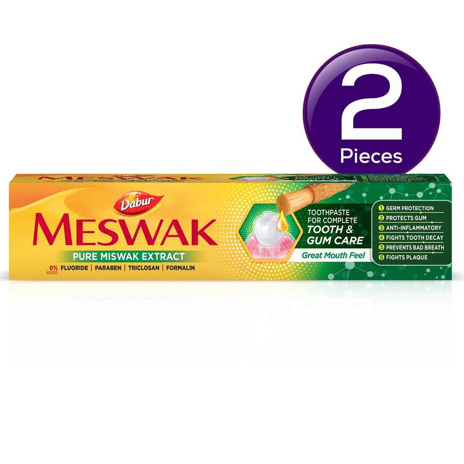 Dabur Meswak Pure Miswak Extract Toothpaste Combo