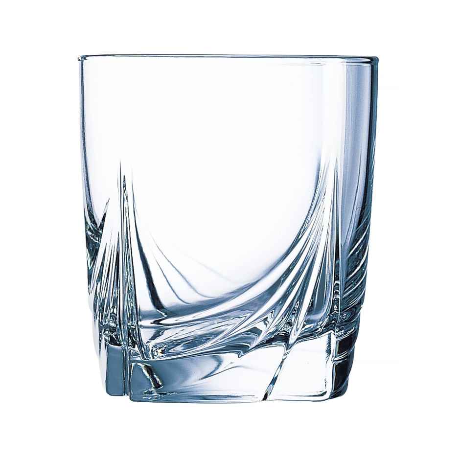 Ascot Whiskey Glass Set | Durable | Dishwasher Safe | Elegant Cocktail Tumblers | 300 ml | Luminarc