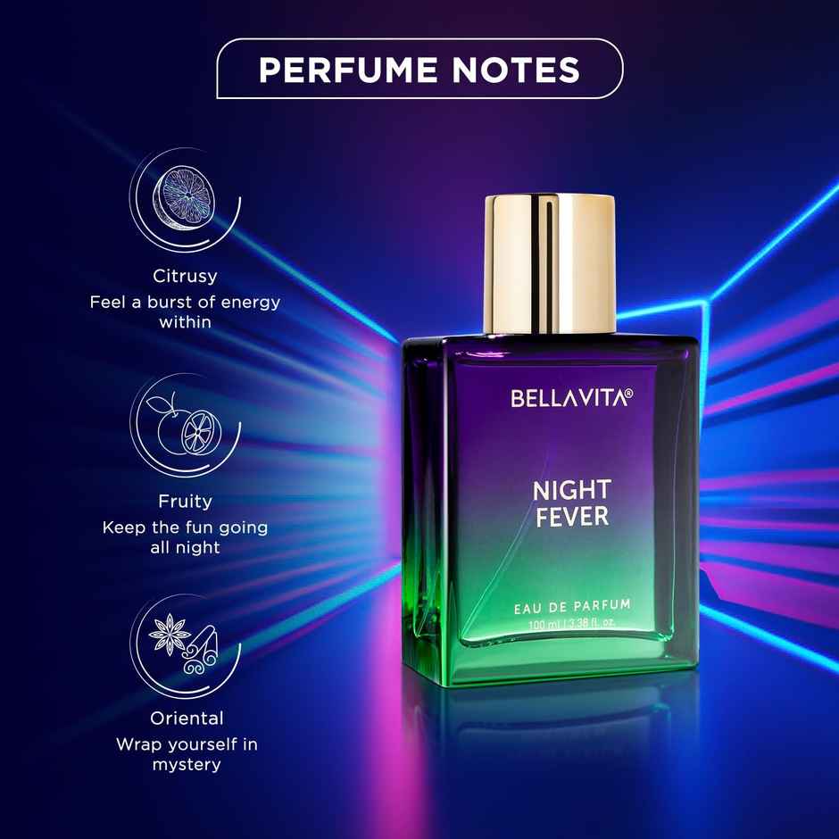 Bella Vita Unisex Night Fever Edp Long Lasting Perfume For Men And Women