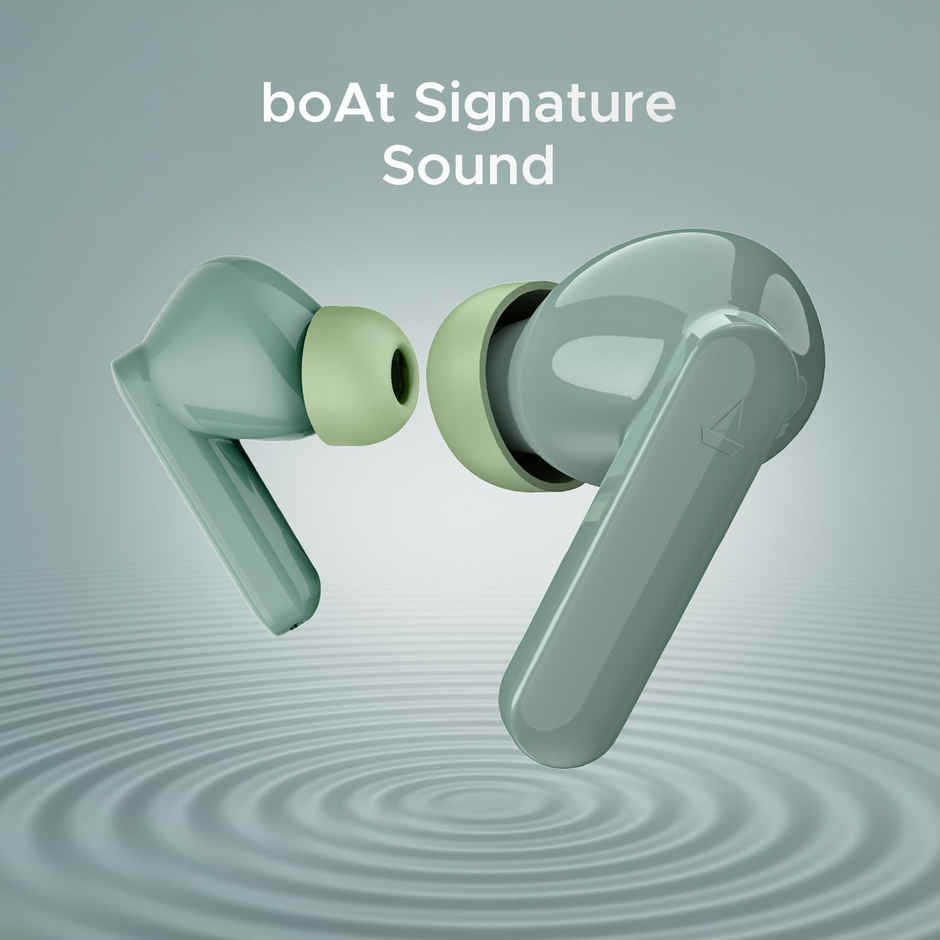 boAt Airdopes Ultra Plus TWS Earbuds With 50 Hrs Playback, 4-mic Enx Technology(Olive Slate)