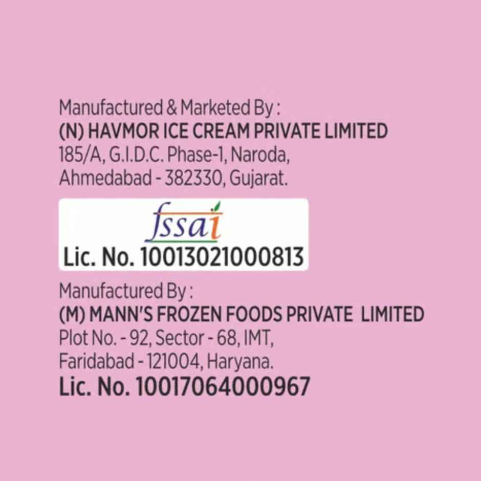 Havmor Mahabaleshwar Strawberry Ice Cream Tub