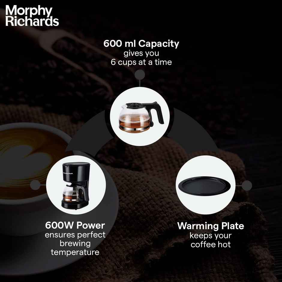 Morphy Richards Europa Drip Espresso Coffee Machine For Home