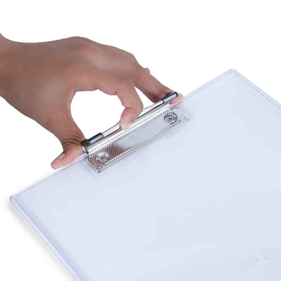 ABK Flexible Transparent Clip Board - A4 Size