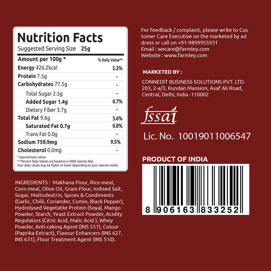 Farmley Makha Shaka | Korean Hot & Spicy / Flaming Hot Stix | Made With Makhana