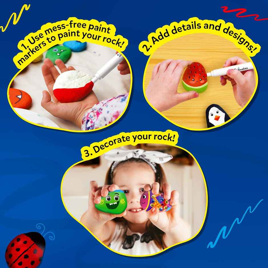 Skillmatics Mess Free Rock Painting