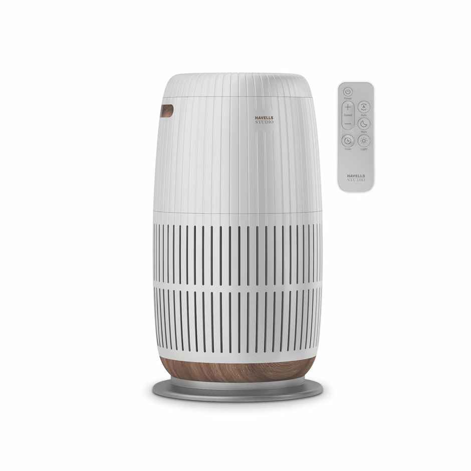 Havells Studio Meditate AP 250 Air purifier with SpaceTech Air Purification Technology |Silver Satin