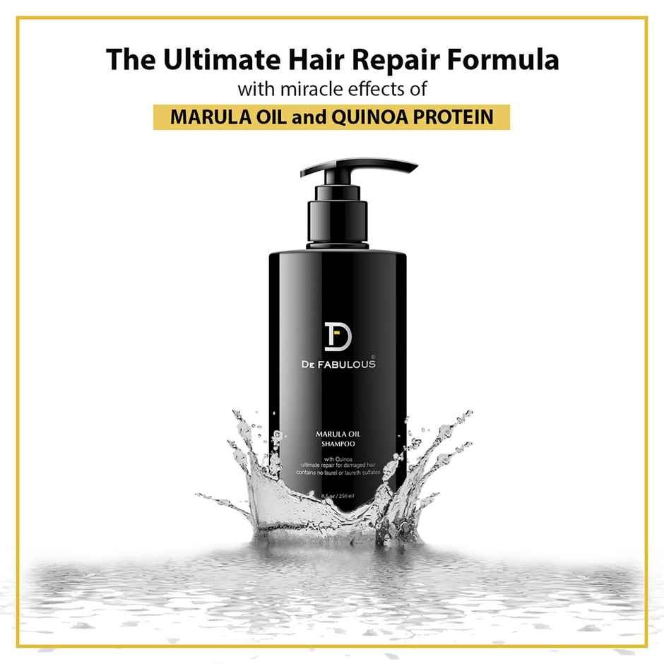De Fabulous Marula Oil Shampoo Sulphate-Free | All Hair Types